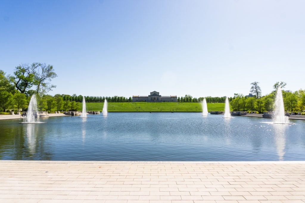 Pond at Forest Park in St. Louis