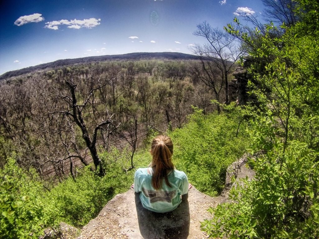 View from Castlewood State Park in St. Louis