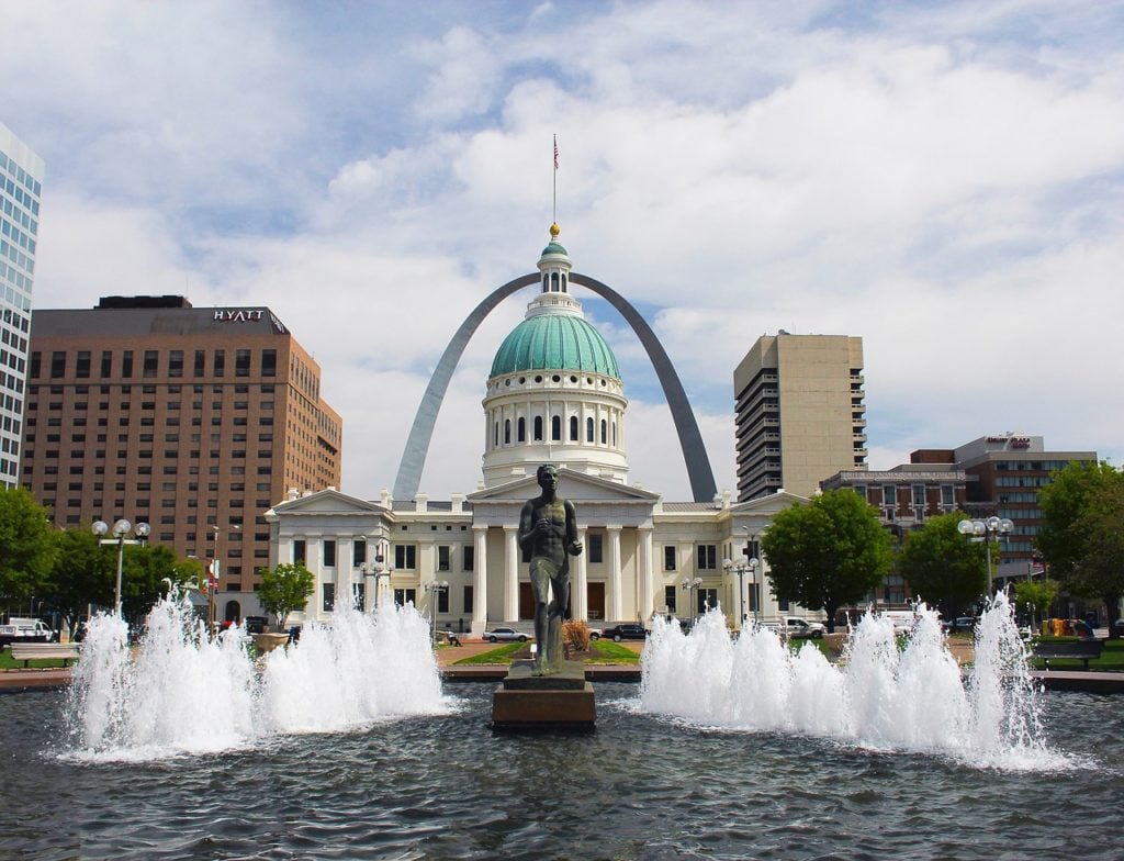 The Gateway Arch in St. Louis