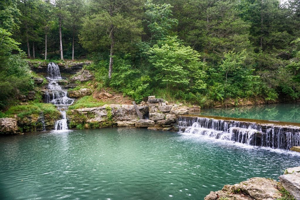 Waterfalls at Dogwood Canyon