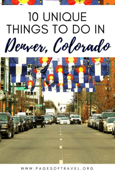 As in any city there are many remarkable things to do while visiting Denver, Colorado! Read more about these 10 unique things to do in Denver! #Denver #Colorado #USA #RoadTrip
