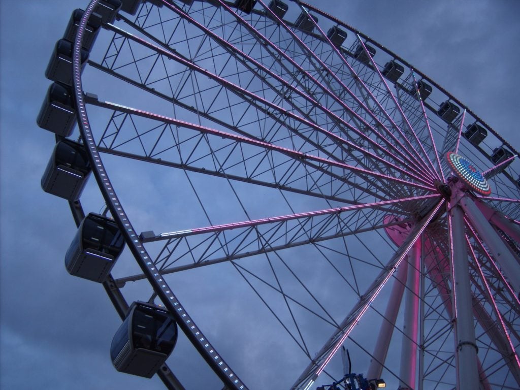 Ferris Wheel on The Island in Pigeon Forge, Tennessee