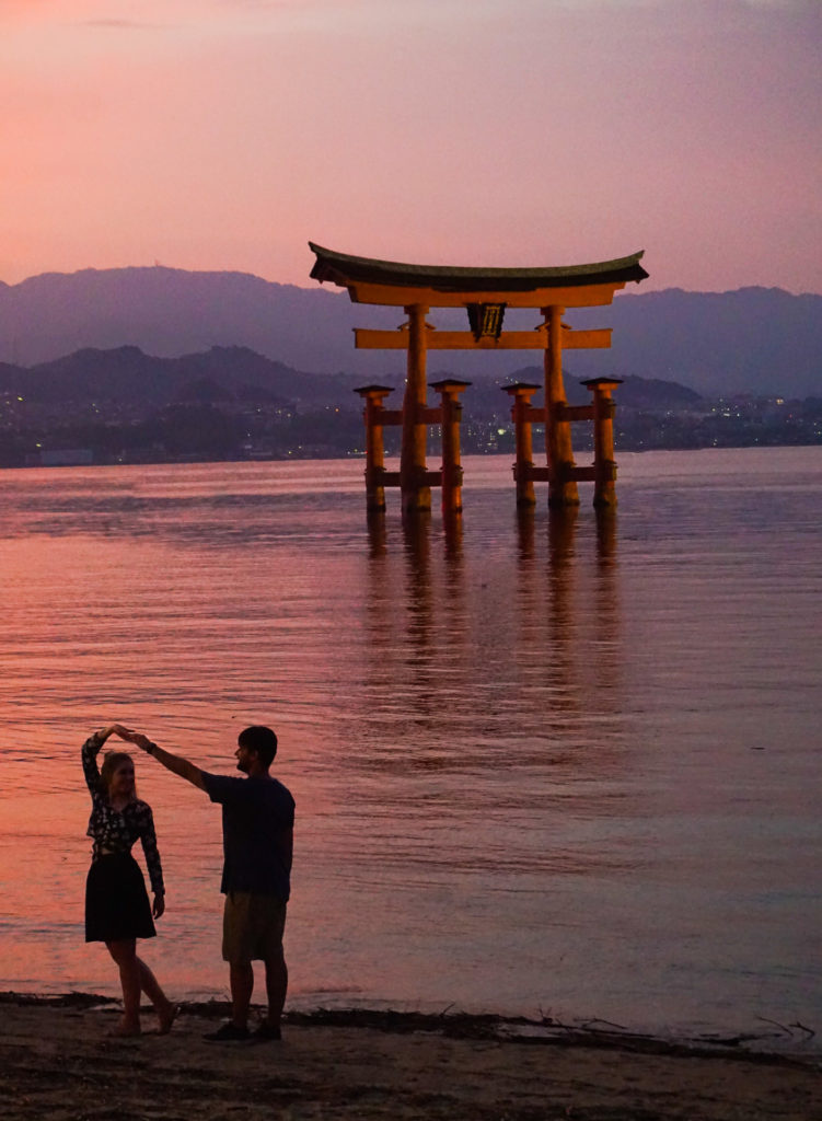 Miyajima Island floating torii