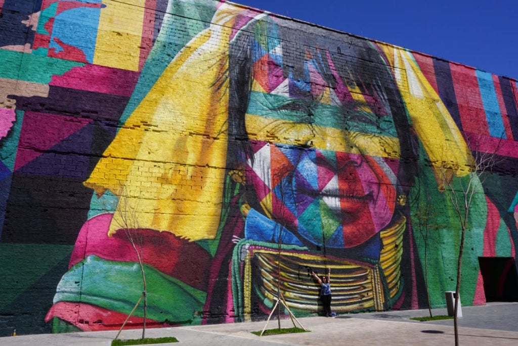Etnias mural in Rio de Janeiro, Brazil