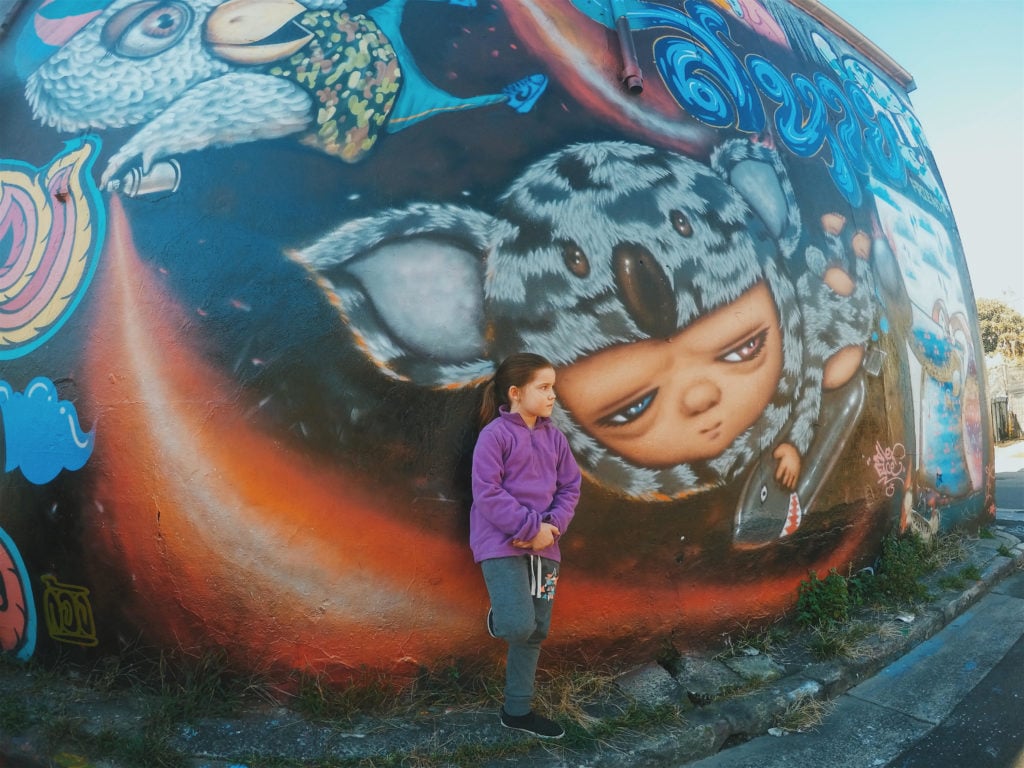 Newtown mural in Australia - coolest street art