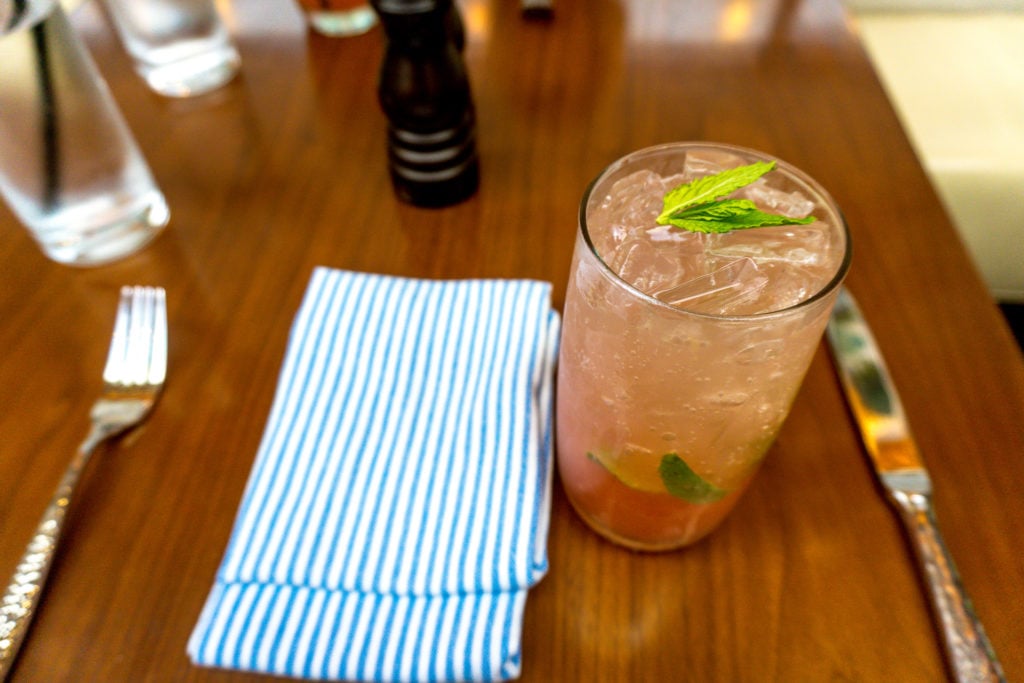 Farmer's Tan beverage at the Hive in Bentonville.