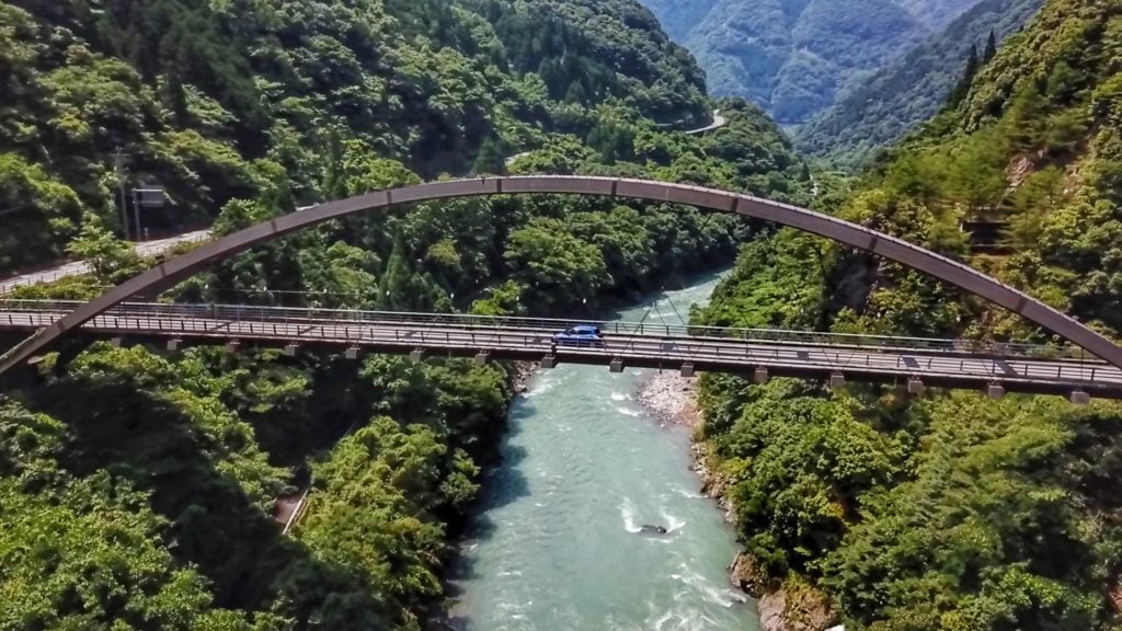 Japan road trip - Gokanosho bridge