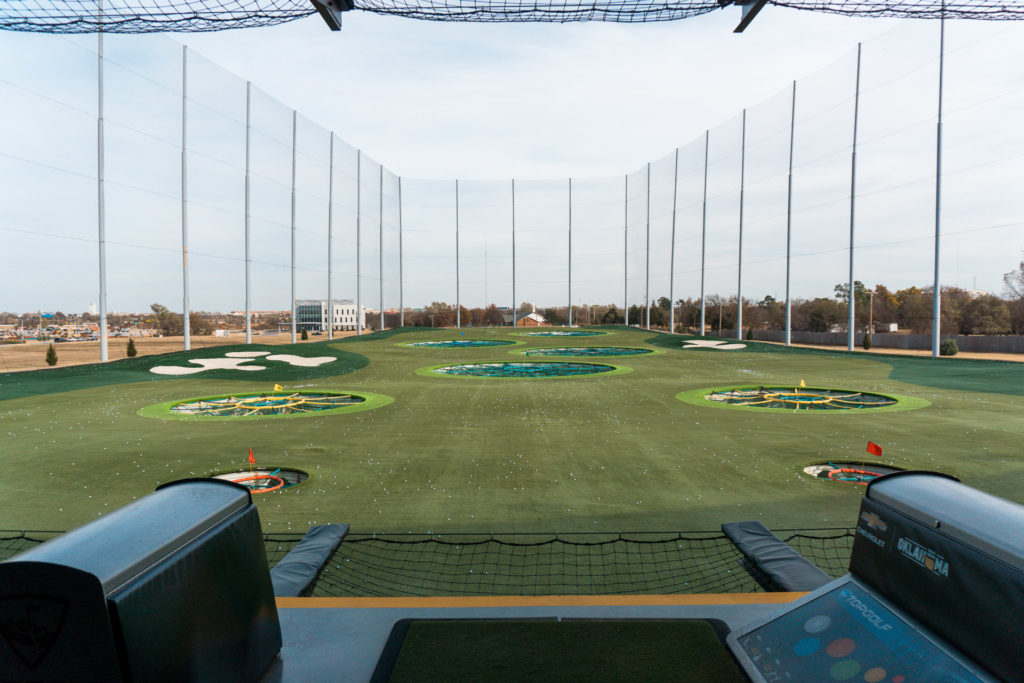 Bay are of TopGolf Oklahoma City