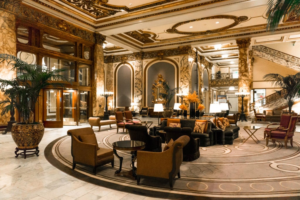 Lobby of the Fairmont San Francisco