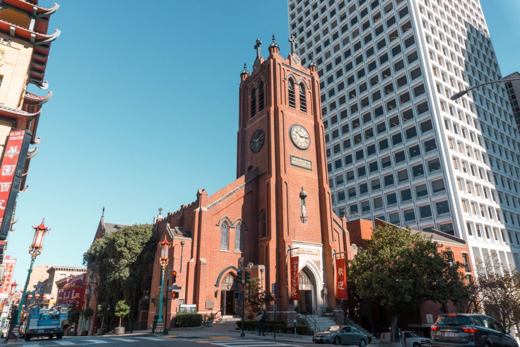 Old St. Mary's Church - Chinatown San Francisco