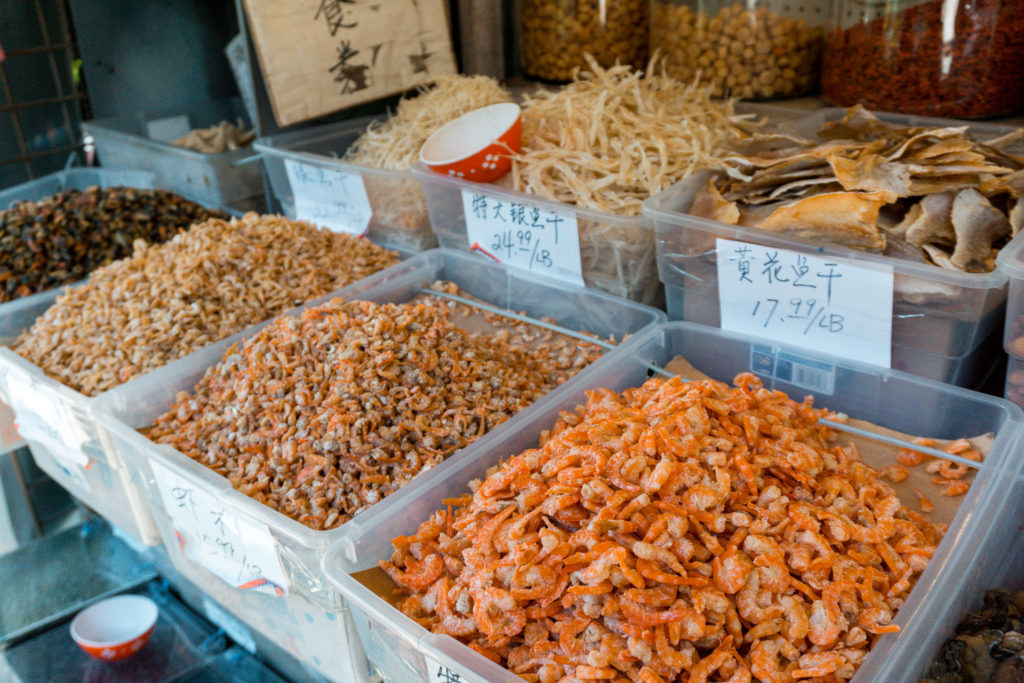 Items at a local store in Chinatown San Francisco