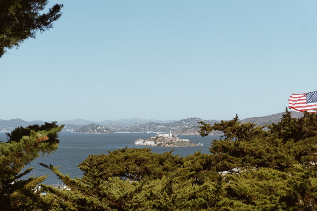 View of Alcatraz Island