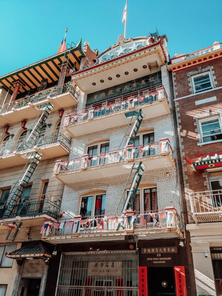 Chinatown building in San Francisco