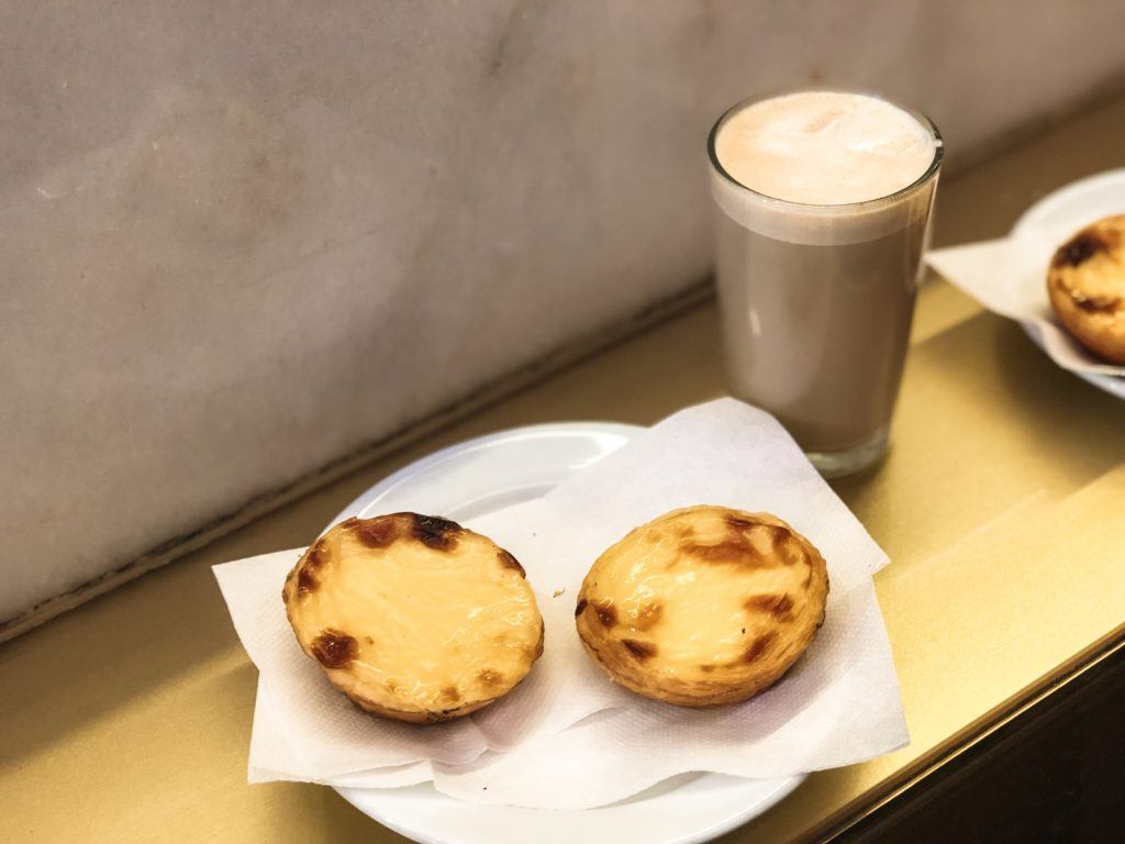Pastel de Nata Portuguese custard tarts from Manteigaria in Lisbon
