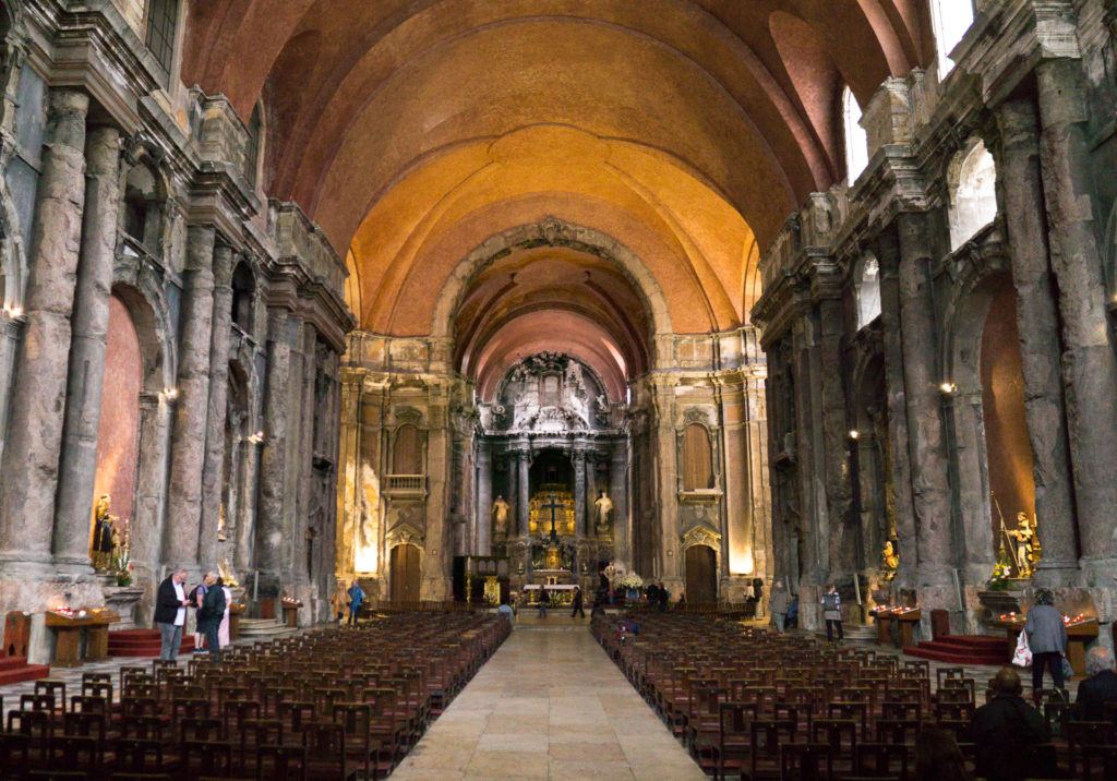 Interior of the Igreja de São Domingos church - Lisbon, Portugal