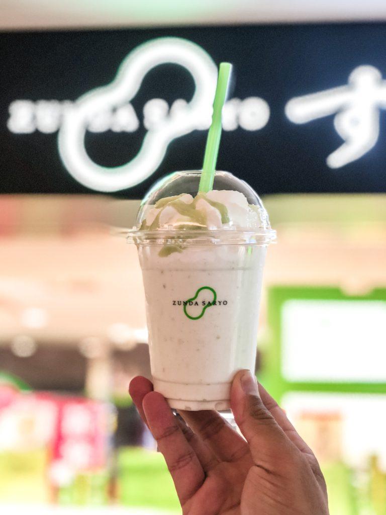Edamame Milkshake in Sendai, Japan