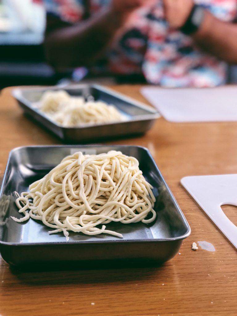 Fresh ramen noodles