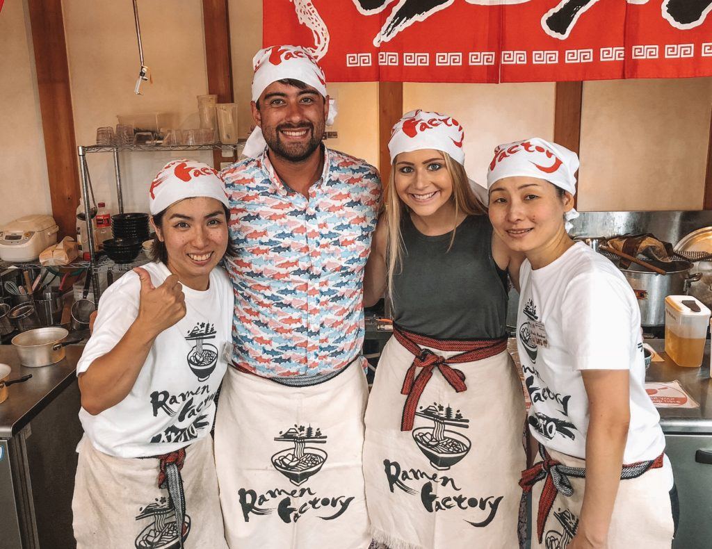Instructors at Ramen Factory Kyoto