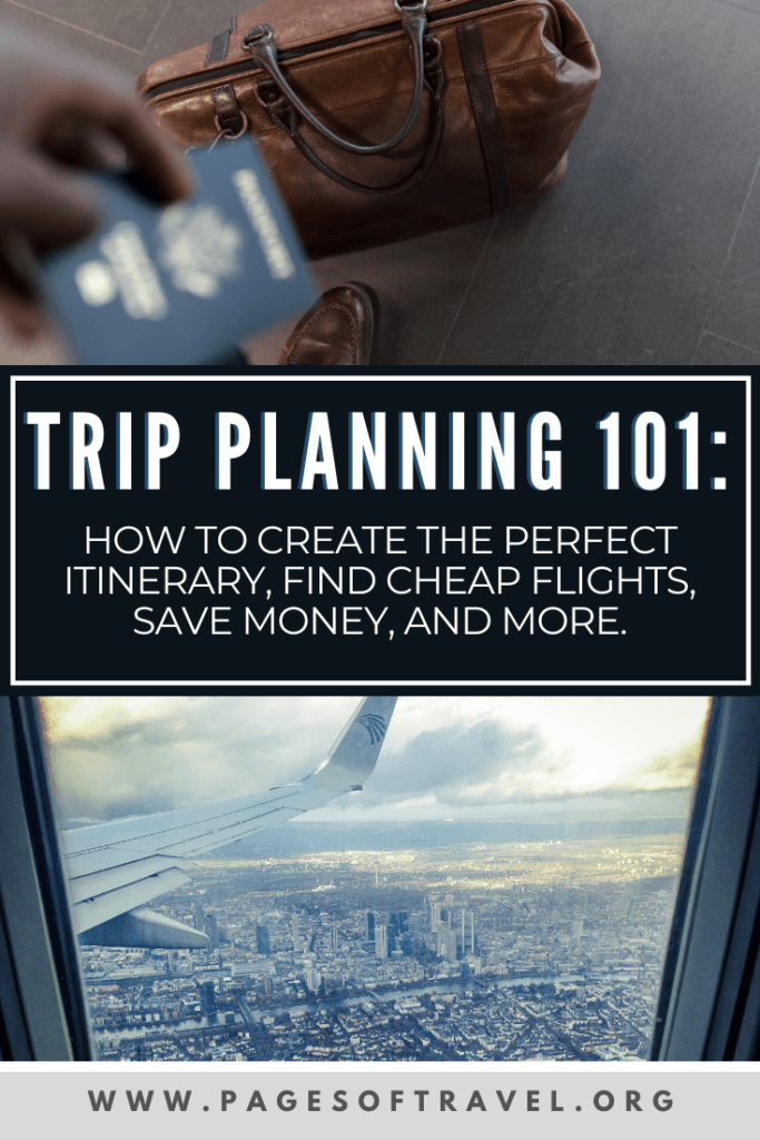 Ever have trouble deciding where to begin when planning your trip? In this travel planner we'll cover the best way to make your next trip itinerary, how to save money for travel, find cheap flights and more.