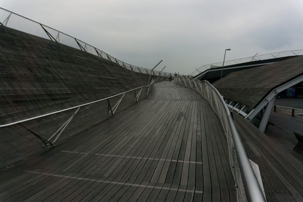 Osanbashi Pier in Yokohama, Japan