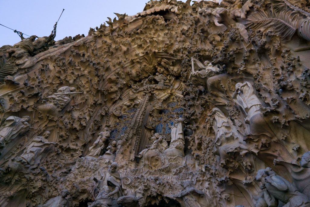 Outside of Sagrada Família