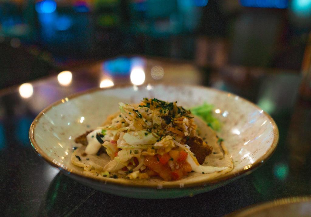 Coconut Crusted Fish Tacos at Three's Bar and Grill in Maui