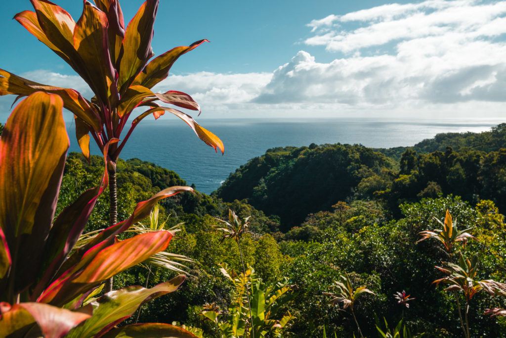 Keopuka Rock Overlook at Garden of Eden in Maui