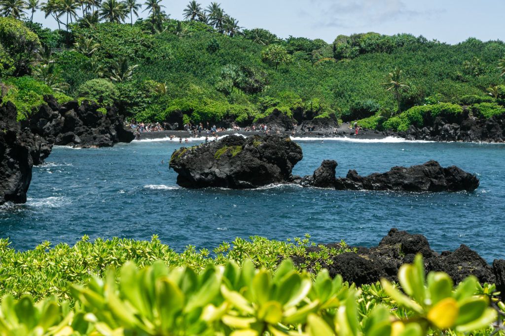 Wai'anapanapa State Park in Maui