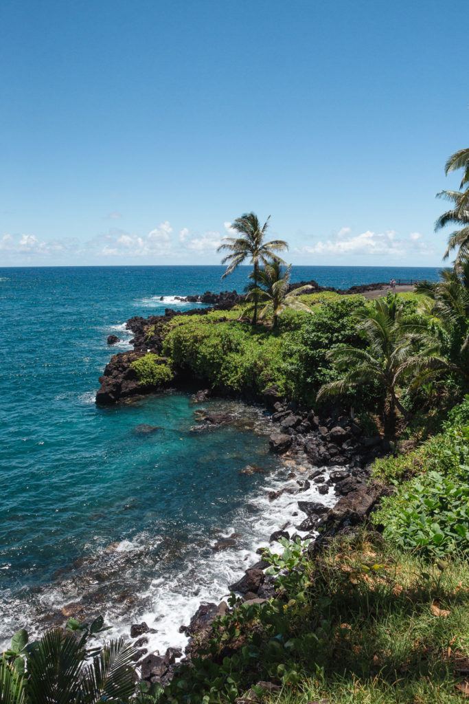 Wai'anapanapa State Park on the Road to Hana in Maui