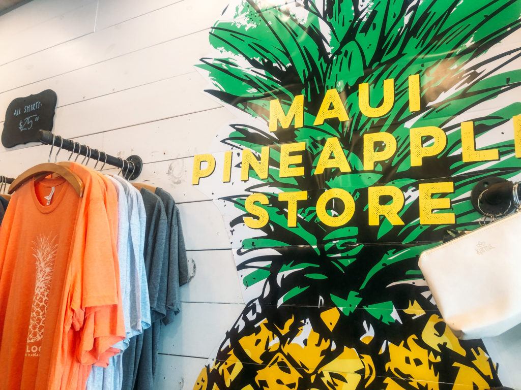 Maui Pineapple Store in Lahaina, Maui.