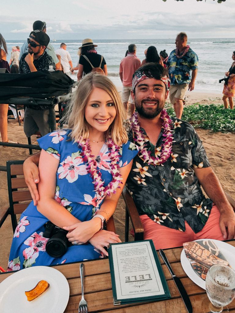 Tables at Feast at Lele in Maui.
