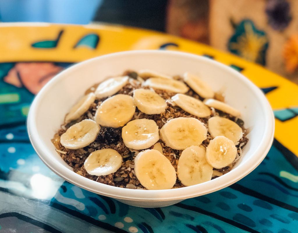 Acai bowl from Maui Coffee Roasters in Maui