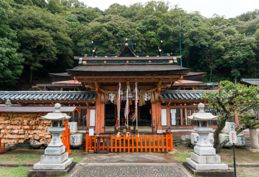 Wakaura Tenmangu Shrine in Wakayama, Japan