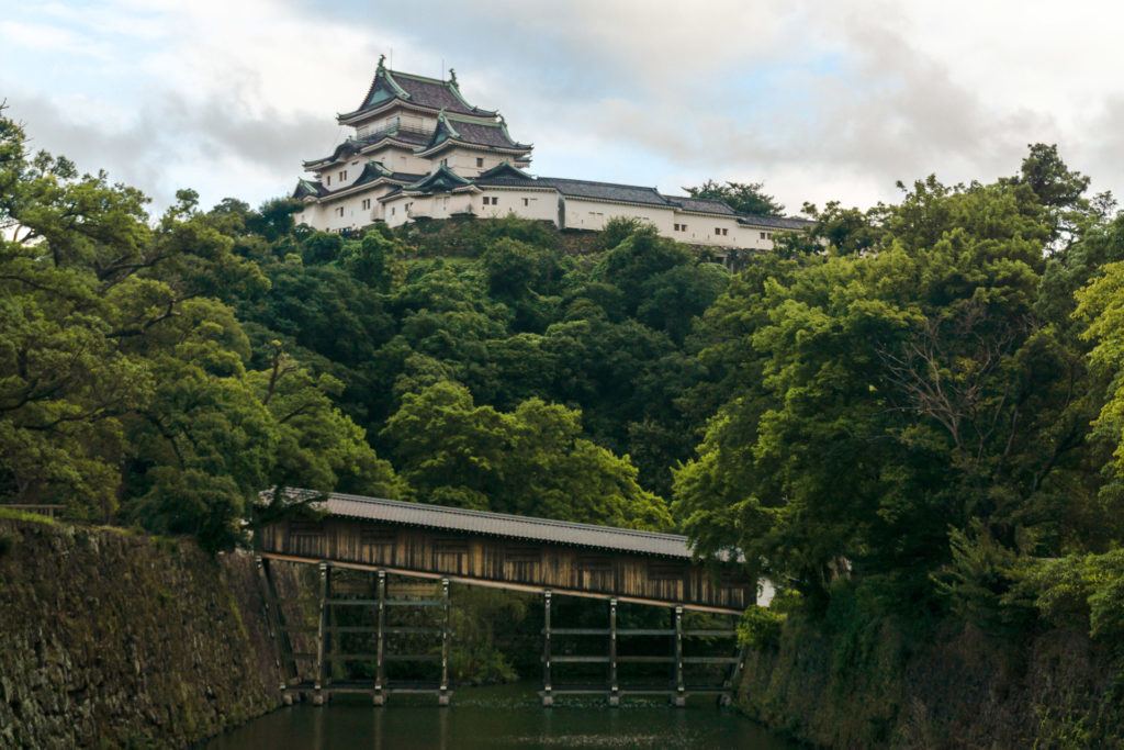 Ohashi Roka Bridge and Wakayama Castle