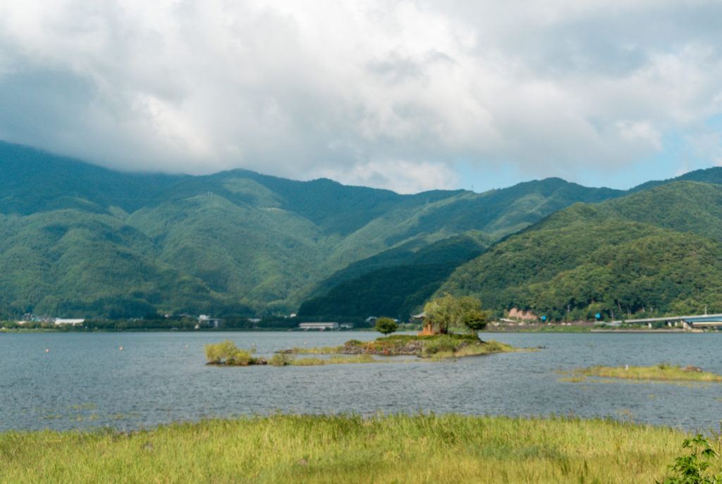 Yagizaki Park in Kawaguchiko.