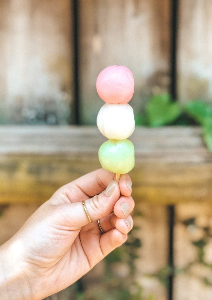 Hanami dango - popular Japanese sweets