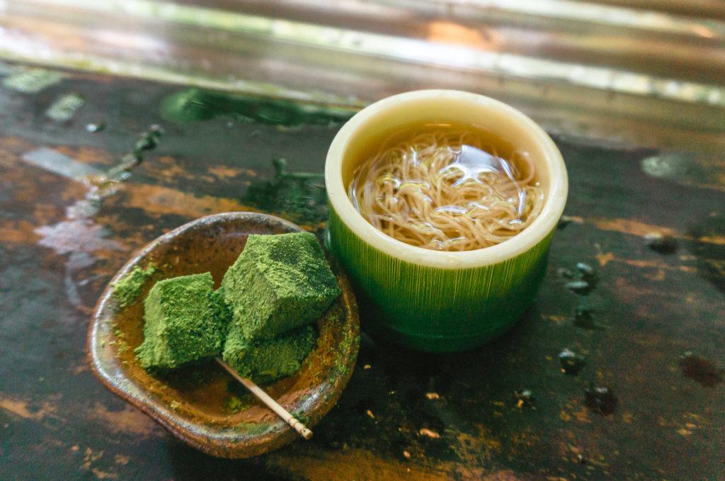 Nagashi somen from Hirobun in Kyoto