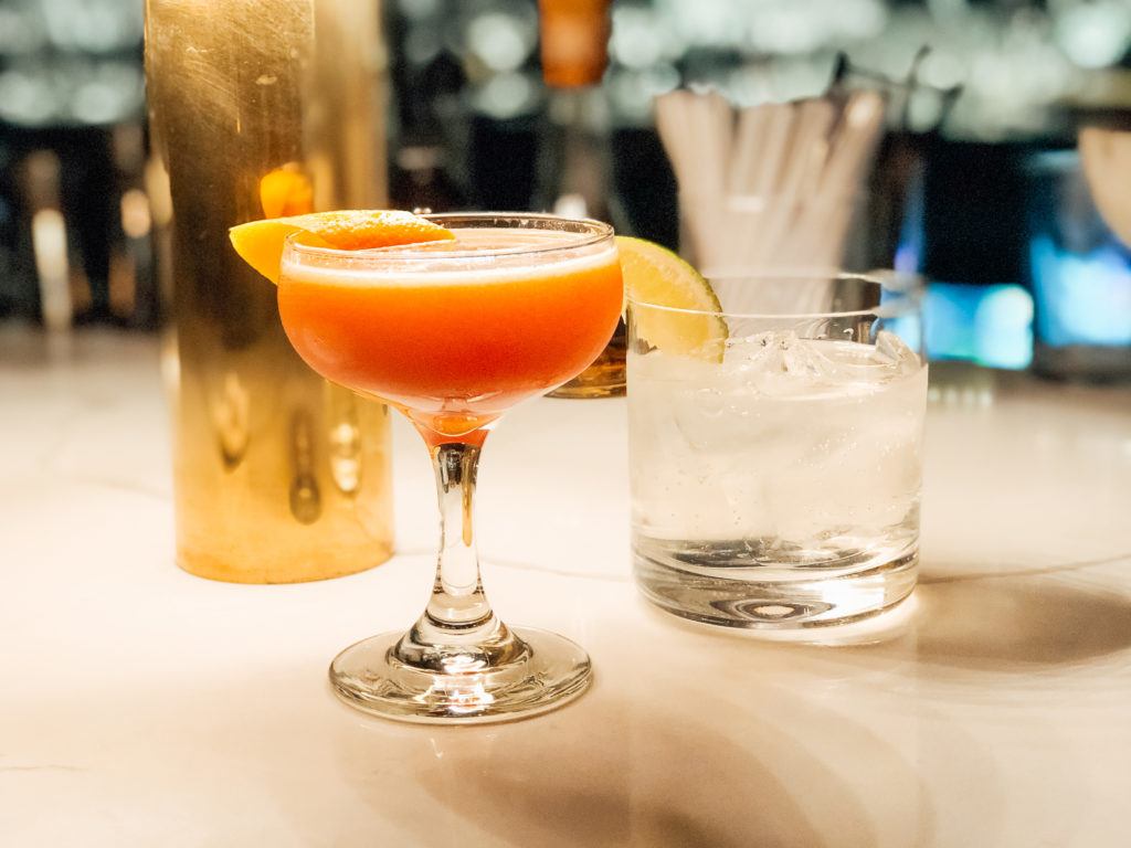 Cocktails from the Foreman in downtown Rogers, Arkansas